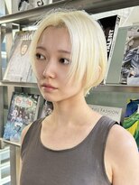 ダブ ギンザ(DaB ginza) ハンサムショート/ホワイトブロンド/ケアブリーチ/銀座