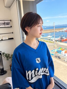 バトン(BATON) 【マッシュショート　くびれショート】ミニボブ　絶壁解消