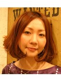 スリークなミディボブ