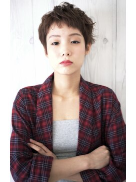 ラべリー 池袋(LOVELEY) アッシュブラウンショート　ヘアカラー　【池袋】