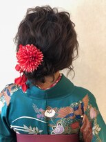 スーパーカット 元町店(SUPER CUT)&nbsp;ボブでも可愛い卒業式ヘアアレンジ