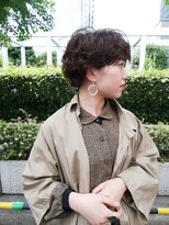 フロート 小阪店(float) マッシュショート_毛先パーマ ことりベージュ