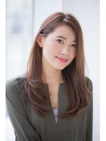 ラフ フロム ガーデン(Laf from GARDEN)&nbsp;加藤貴大30代40代人気　ツヤ感ロングレイヤーラベンダーアッシュ