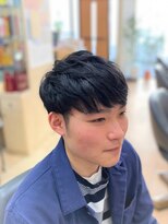 エリカ 美容室&nbsp;【ポイントパーマで自然なくせっ毛風！】メンズショート