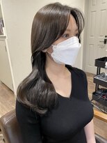 サク(Sac.)&nbsp;韓国ヘアー×サイドバング　横顔美人　Sac.恵比寿　栃木優佑