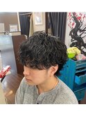 波巻きスパイラルパーマ