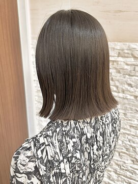 ネオリーブギンザ 銀座店(Neolive GINZA) 切りっぱなしボブ×地毛風カラー【銀座/ボブ/銀座駅】片桐