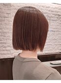 切りっぱなしボブ/ミニボブ/大人ショート/小顔ショート