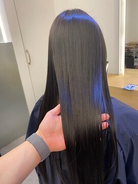 ジーナ 船橋(Zina) 髪質改善＊ロングレイヤーグレーベージュ＊美髪【Zina船橋】