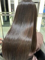 エアー 銀座タワー(AIR)&nbsp;ツヤ髪スタイル/くすみカラー/美髪/レイヤーカット【榛葉】