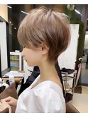 【Laff】大人可愛い20代30代40代ショートボブ丸みショート