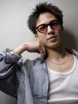 スキル(SKILL) 【SKILL】ツーブロック刈り上げショートメンズパーマハイライト