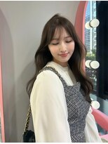 ボタン シブヤ(VOTAN SHIBUYA)&nbsp;ベージュカラー×ゆったり色っぽロングヘア