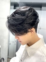 フィフスパーク(fifth PARK)&nbsp;渋谷緩めフェザーパーマシャドウパーマ緩めセンターパート