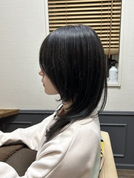 カミケン 清明店(kamiken.) ハイレイヤーウルフカット【カミケン清明店/福島】