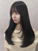 イリ 心斎橋(ili)&nbsp;ハイライトカラーミルクティーベージュレイヤーカット