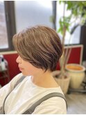 スタイリング簡単ショートボブ