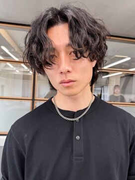 ソア 渋谷(soar) 縦落ちツイストスパイラルパーマメンズパーマ波巻きツイスパ