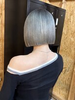 アフターニュース 新潟(afternews)&nbsp;ボブ/ホワイトブロンドカラー/ブリーチ/ダブルカラー/新潟