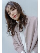 リジェール 金山店 【REJOUIR】シースルーゆる巻きロング