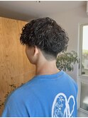 スパイラルパーマ/メンズパーマ/波巻きパーマ/フェード/ツイスト