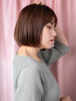 モッズヘア 越谷(mod's hair) シルキーベージュ前下がり切りっぱなしボブY越谷20代30代40代