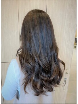 リエットヘアー 杢左店(Lie-et. hair) 透明感ブラウン × ロングウェーブ #西尾美容室 #コタ