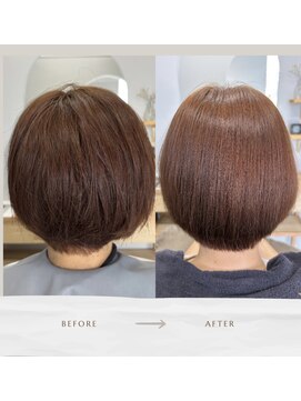 エン(en) 丸みショート×en髪質改善プレミアストレート