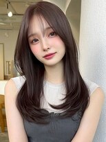 ノイズ エコル(Hair&Make NOISM ekolu )&nbsp;大人可愛い20代30代40代小顔ウルフレイヤーボブ丸み韓国ロング