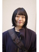 ザローヴ(THEROVE)&nbsp;◎20代30代小顔レイヤーボブ×ネイビー透明感◎