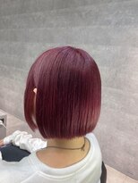 ソル 八王子(SOL)&nbsp;「モードに映えるアイリスレッドボブ」