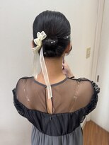 アカネ(Akane)&nbsp;お呼ばれヘアセット　ボブヘアアレンジ　20代 30代