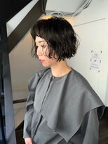 ボウ(BOW)&nbsp;【BOW style】ショートバングパーマ     [本町/心斎橋/堺筋本町]