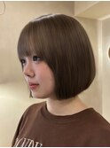 ミルクティーベージュ/ボブ/タンバルモリ/韓国ボブ/yuria