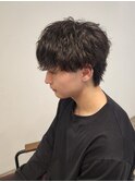 MEN’S HAIR/サーフカール/刈り上げセンターパート/伊勢崎