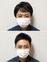 リライブ 名古屋(RELIVE) 20代30代40代M字アップバングメンズショート名古屋国際センター