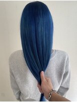 olu.hair新安城/髪質改善/ショート/白髪ぼかし/縮毛矯正【 9/7 NEW　OPEN（予定）】&nbsp;ブルーカラー