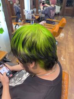 アン(Hair make un)&nbsp;モンスタールーツ/ルーツカラー/デザインカラー/ブリーチ/大宮