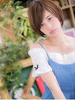 カバーヘア ブリス 大宮西口(COVER HAIR bliss)&nbsp;■bliss大宮6★■斜めバングで小顔に♪エアリーショートボブ