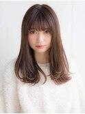 毛先ワンカールでラフスタイル!