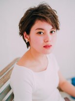 美容室 グローブ 船橋店(globe)&nbsp;ニュアンス感たっぷりなショートパーマ【稲毛】