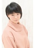 耳掛けショートスタイル