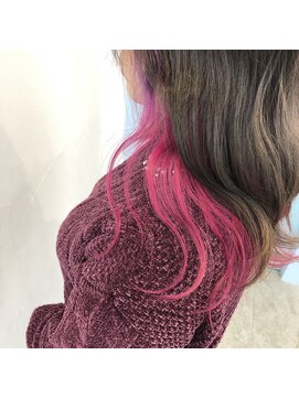 テクライズ 豊橋店(TECHRISE) インナーピンクバイオレットグラデ