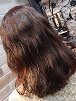 ルシエ 立川(LUCIE)&nbsp;アレンジの仕方で楽しめるインナーカラー【オレンジ】