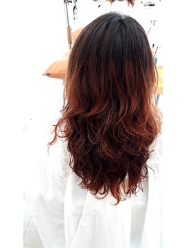 カッツ 笠岡店(CUT S) グラデーションレッド