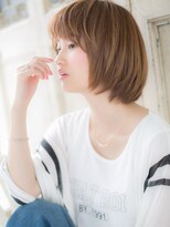 モッズ ヘア 福岡姪浜店(mod's hair) *mod's姪浜*…カーキオレンジブラウンペールカラーミニボブe