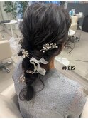 結婚式 ヘアセット