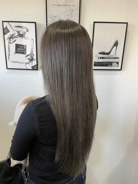 ヘアデザイン ルピナス(HAIR DESIGN Lupinus) 透け感あるグレージュ