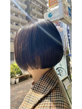 サーチ 三軒茶屋(SAATCHI) コンパクトに纏まるミニボブ［三軒茶屋］