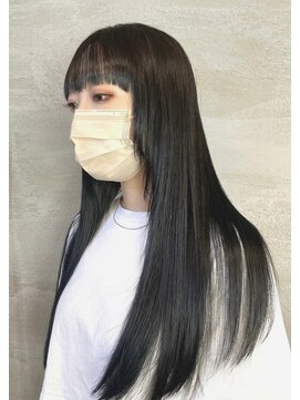 ヘアアンドビューティー クローバー(Hair&Beauty Clover) blue black/アッシュブラック